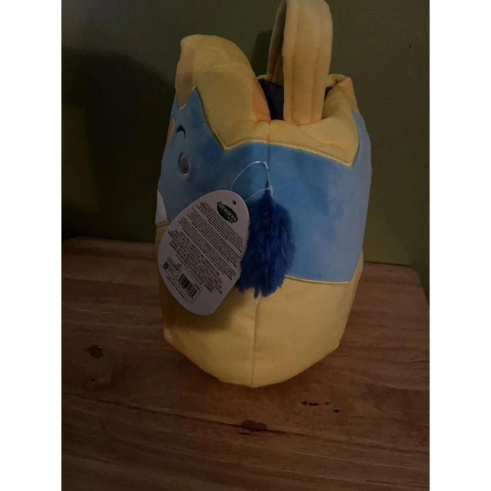 Squishmallows Bebe the‎ Bluebird Plush Easter Basket Treat Pail 10